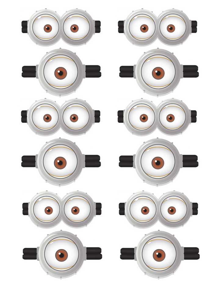 Free Printable Minion Eyes Printable Printable World Holiday